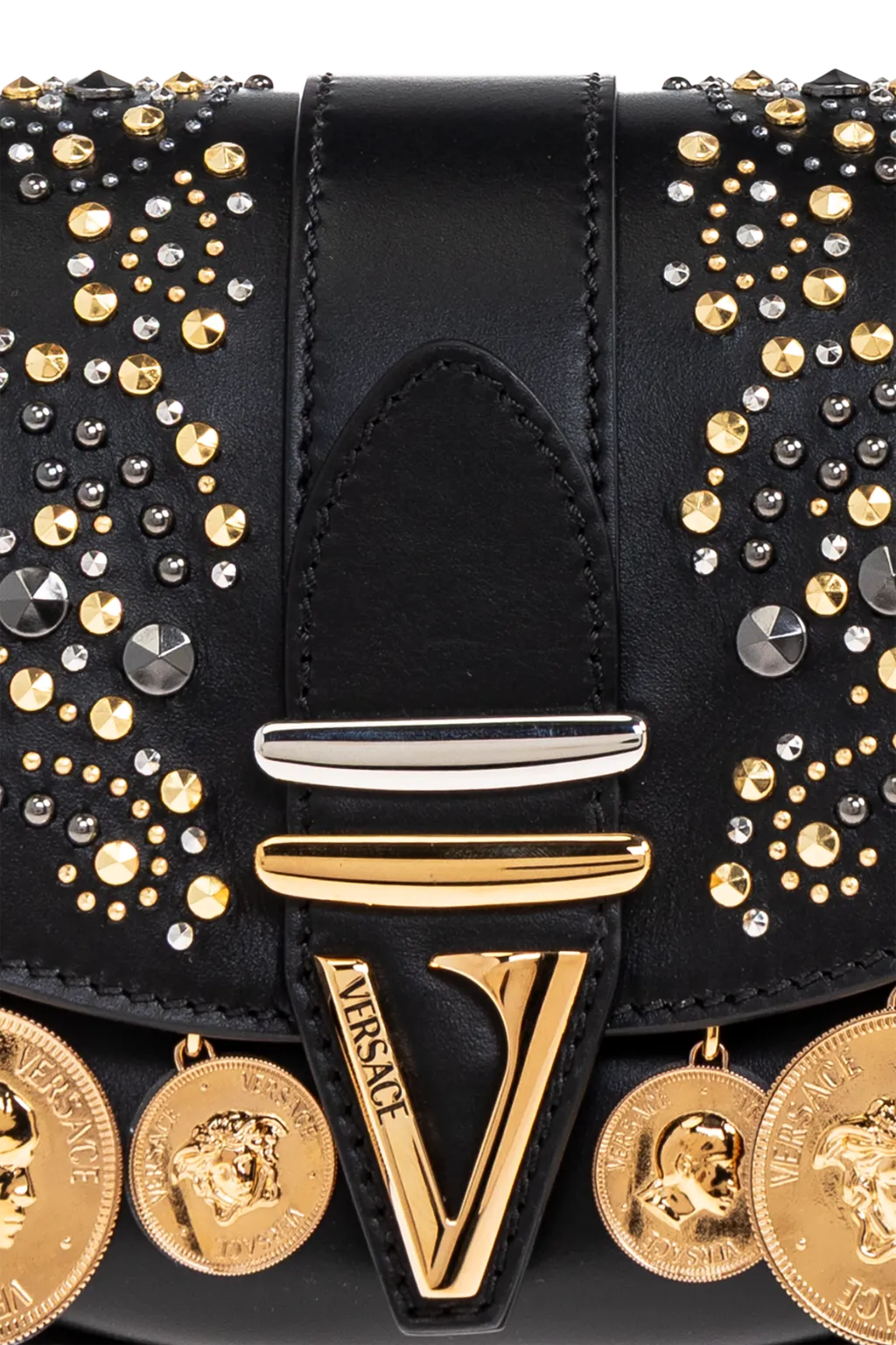 Virtus Embellished Shoulder Bag