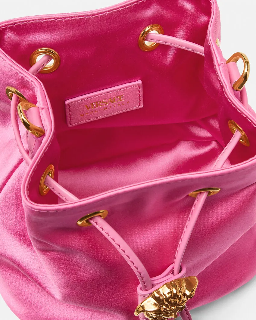 La Medusa Chain-Linked Mini Bucket Bag