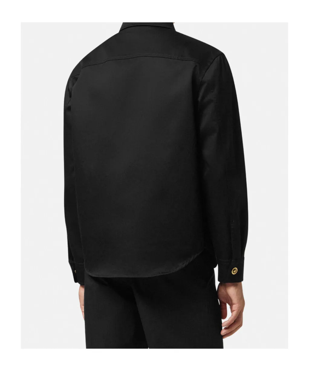 Long-Sleeved Button-Up Shirt