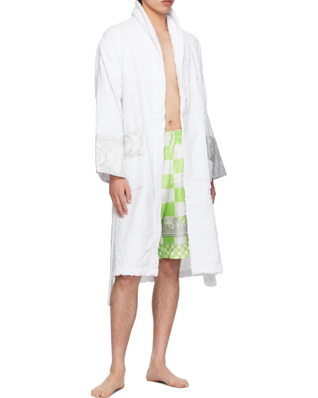 Barocco Detailed Bathrobe