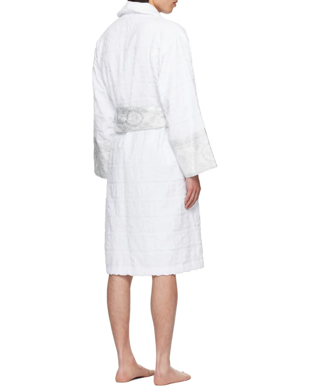Barocco Detailed Bathrobe