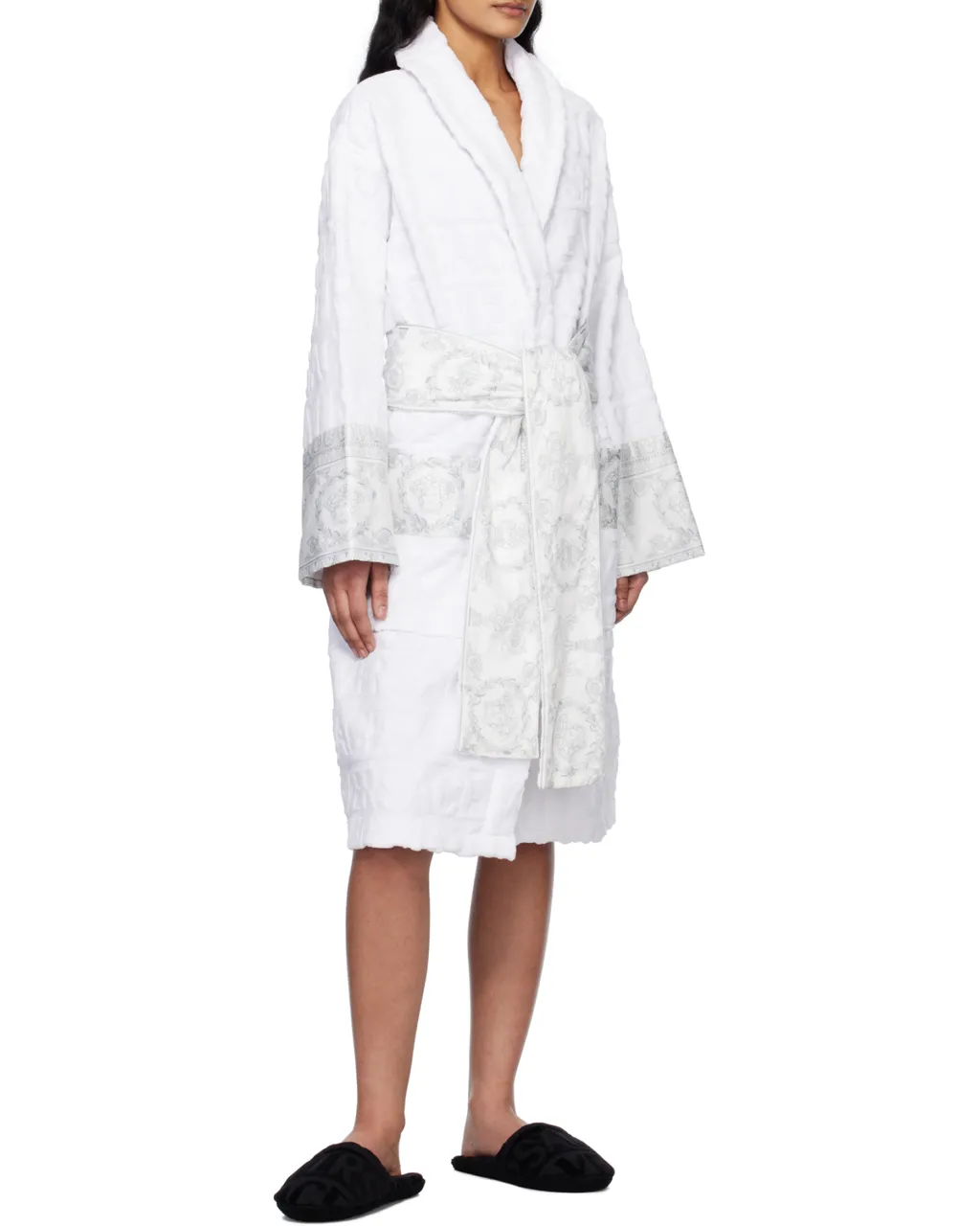 Barocco Detailed Bathrobe
