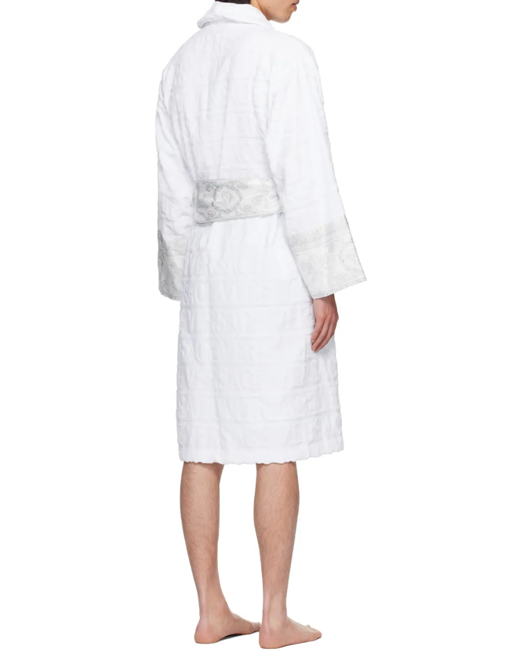 Barocco Detailed Bathrobe