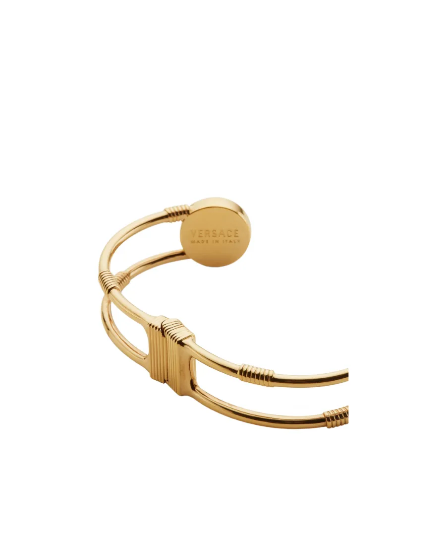 Medusa Head Safety Pin Bracelet