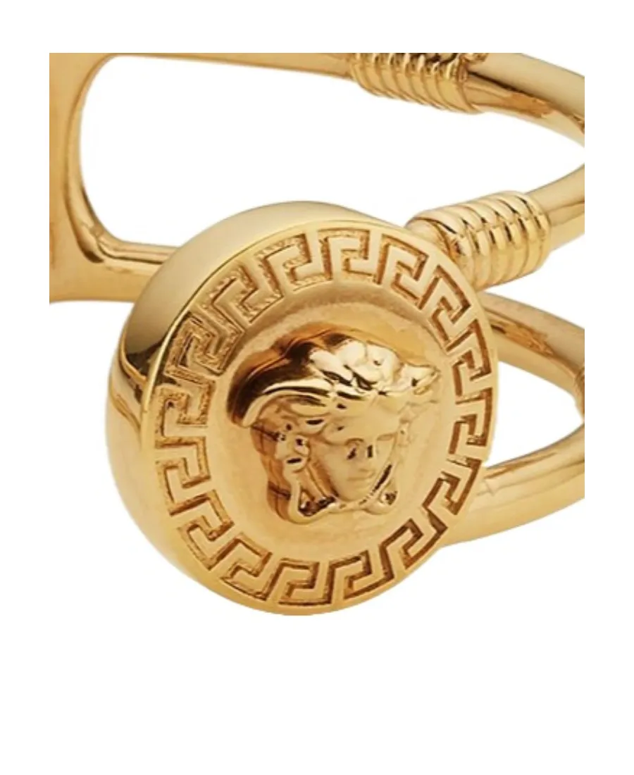 Medusa Head Safety Pin Bracelet