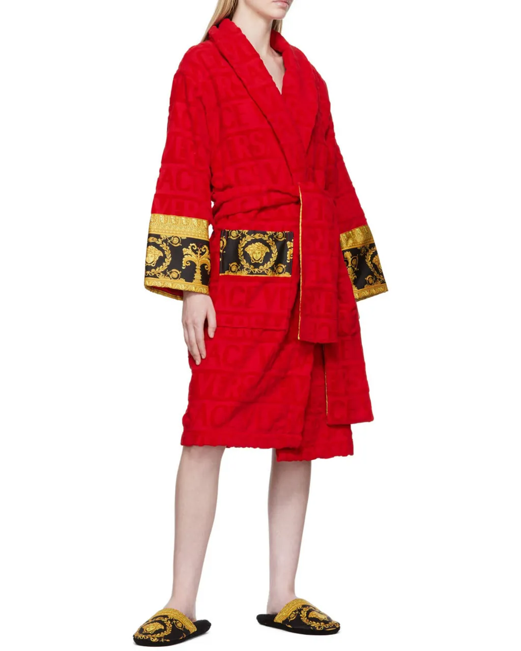 Medusa Printed Flat Slippers