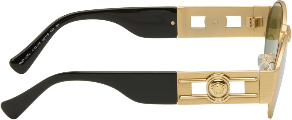 Medusa Deco Oval Sunglasses