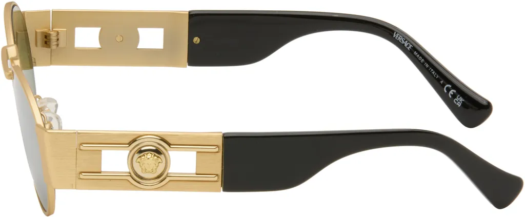Medusa Deco Oval Sunglasses