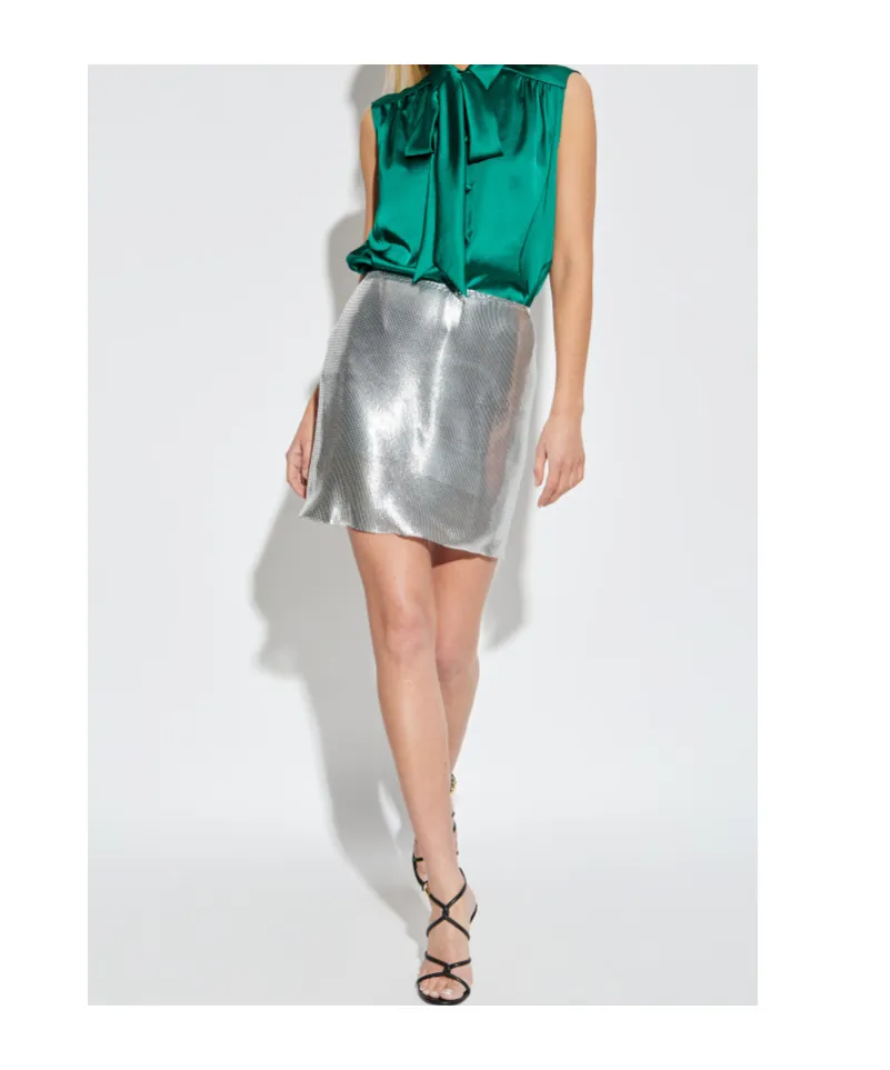 Sequinned Mini Skirt