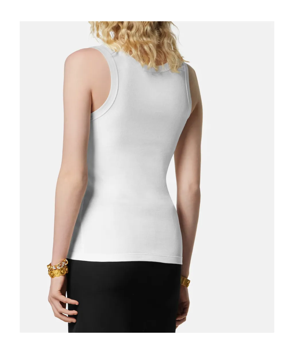 Ribbed Sleeveless Top