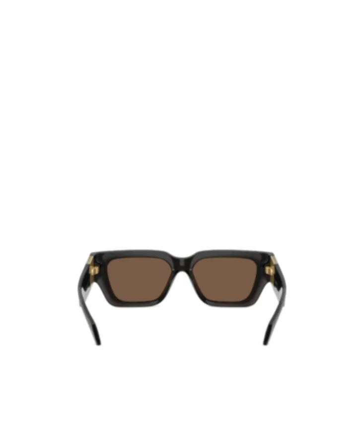 Medusa-Detail Rectangle-Frame Sunglasses