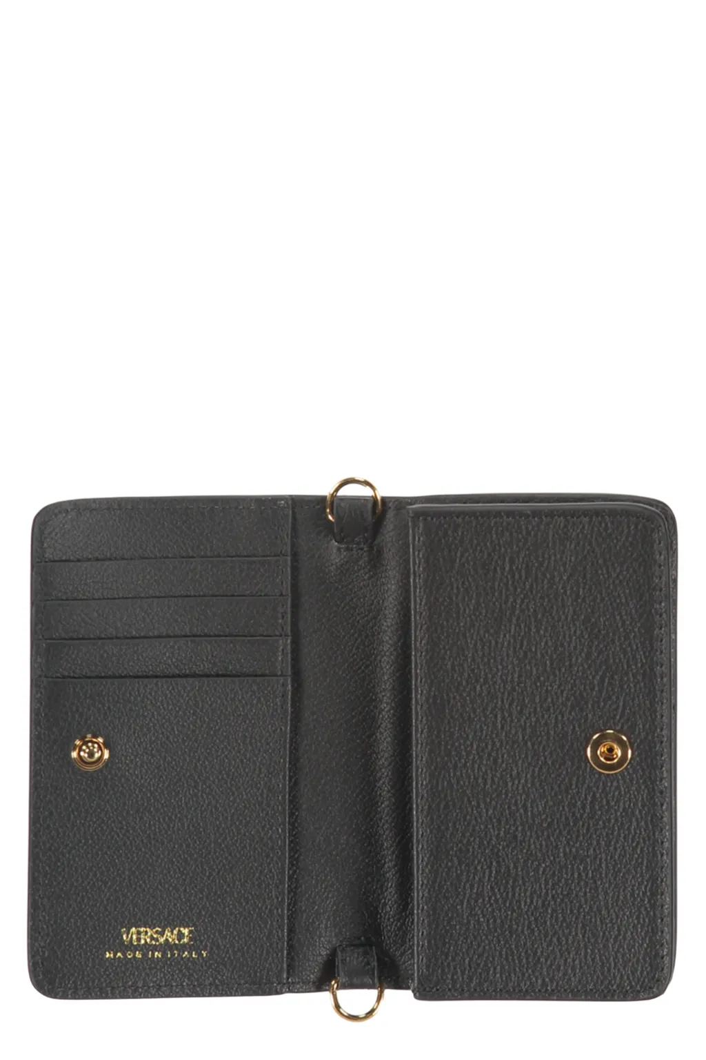 Logo-Plaque Leather Wallet
