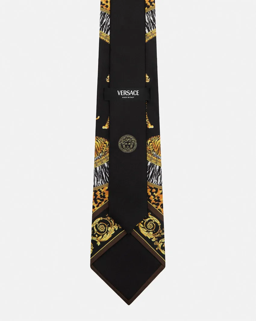 Animal Print Tie