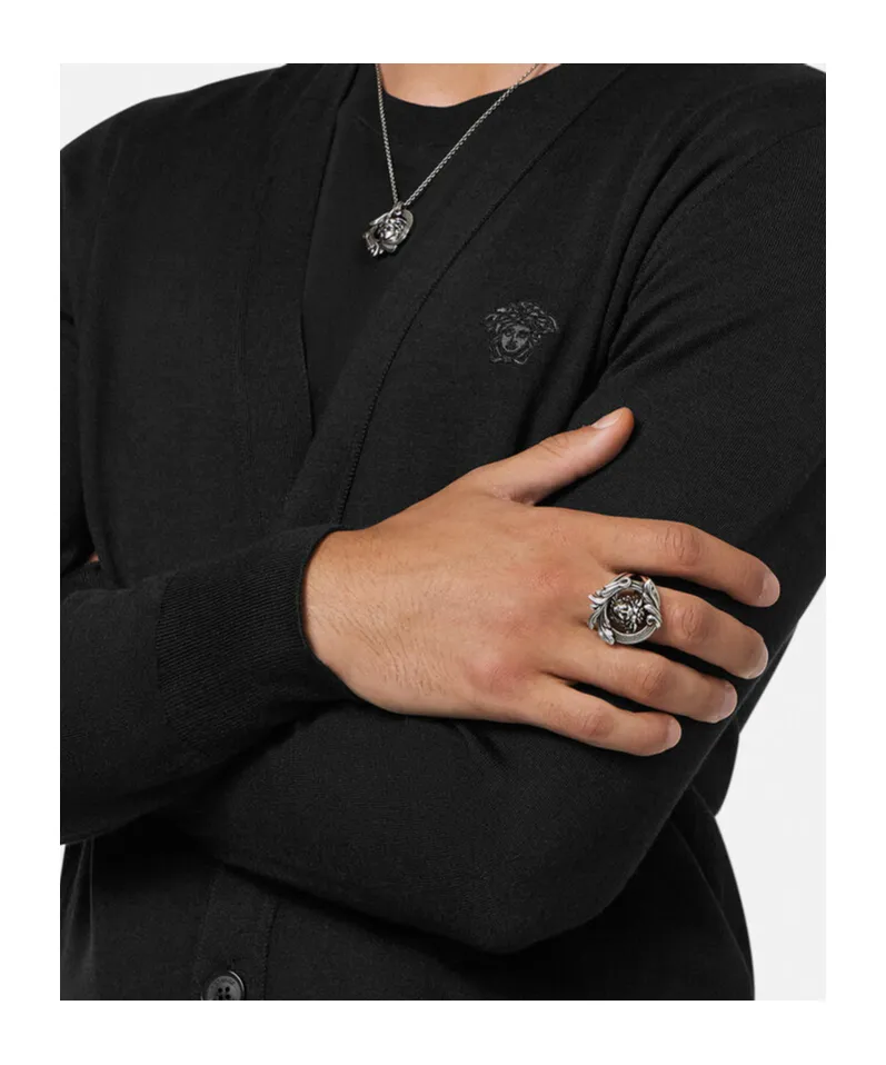 Medusa Head Motif Ring