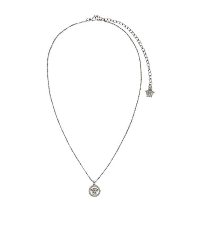 Medusa Pendant Polished Effect Necklace