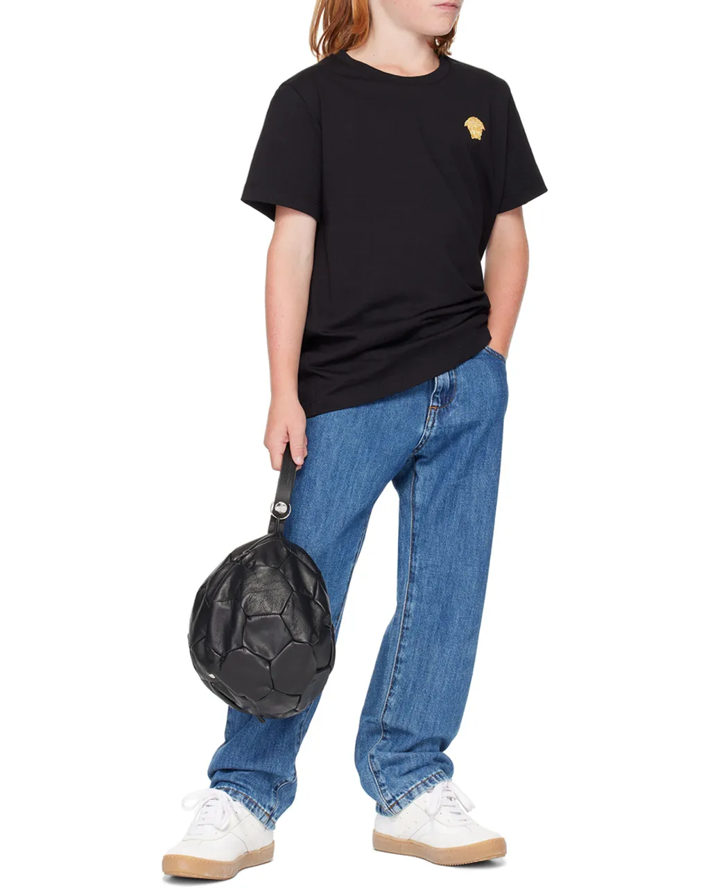 Medusa Head-Patch Crewneck T-Shirt