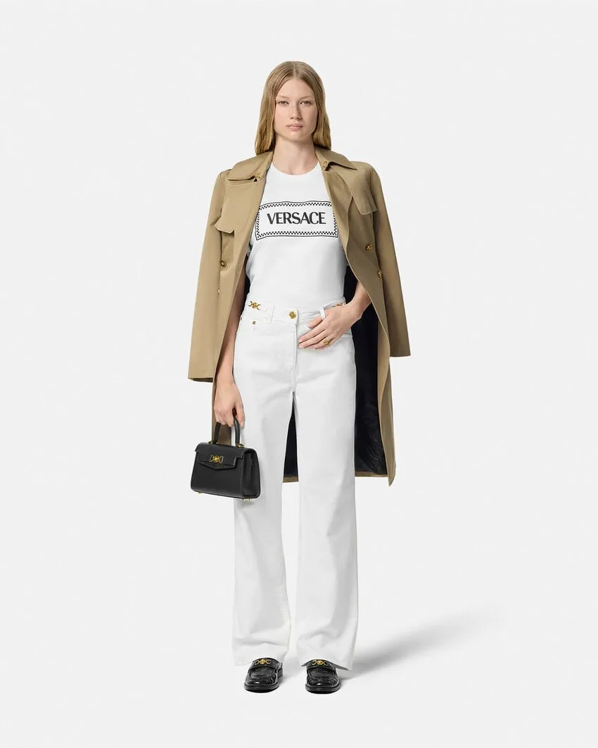 Medusa '95 Logo-Patch Straight-Leg Jeans