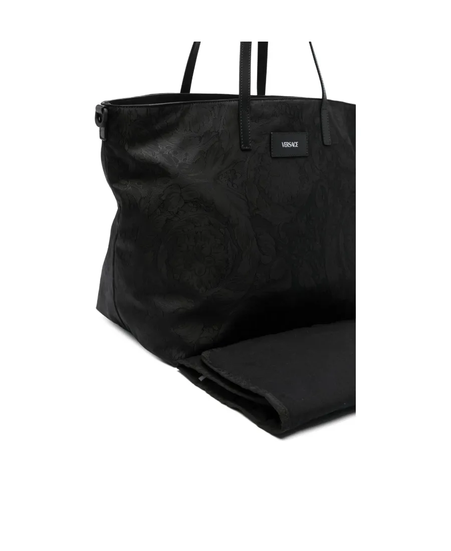 Barocco Logo Patch Changing Bag