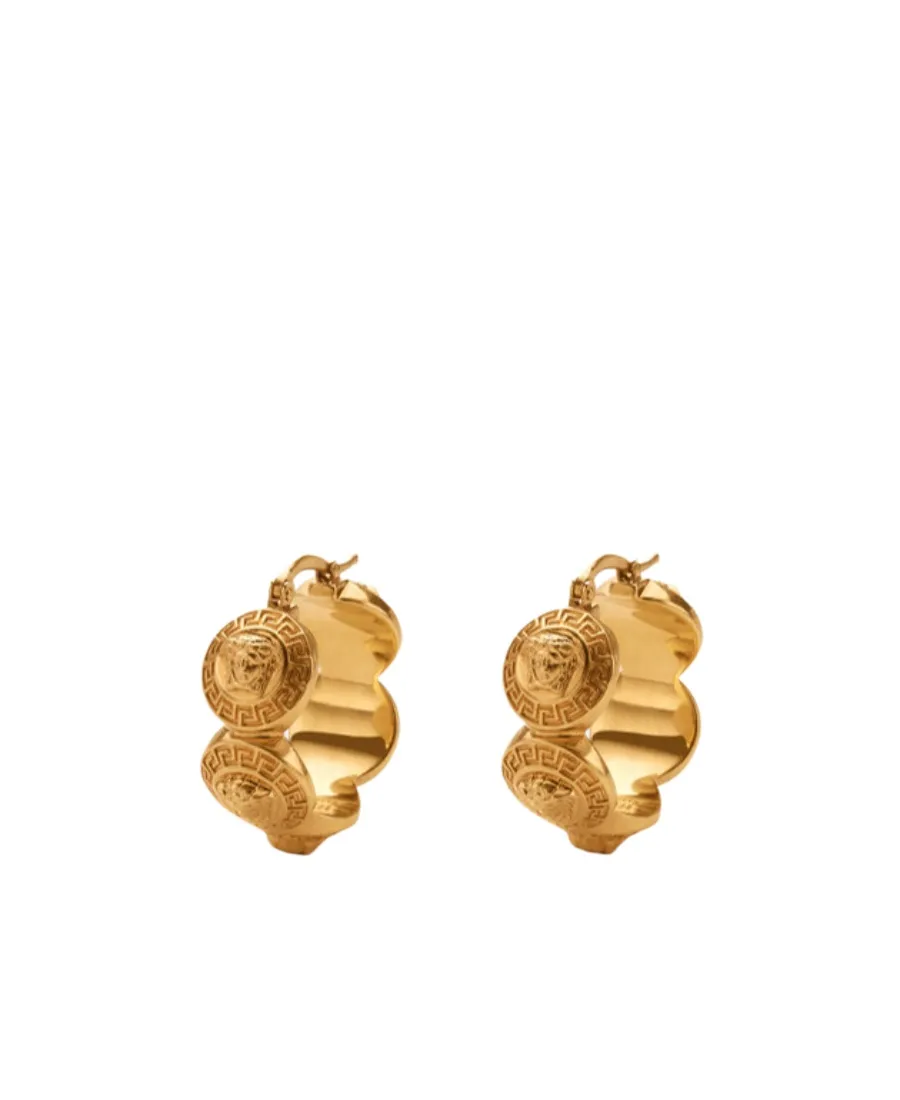 Tribute Medusa Hoop Earrings