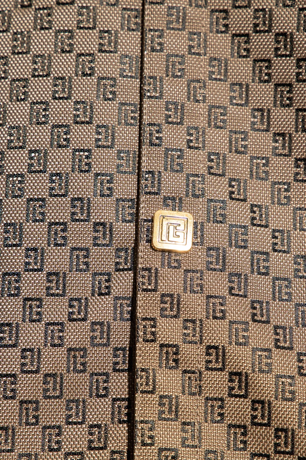 Monogrammed Buttoned Jacket