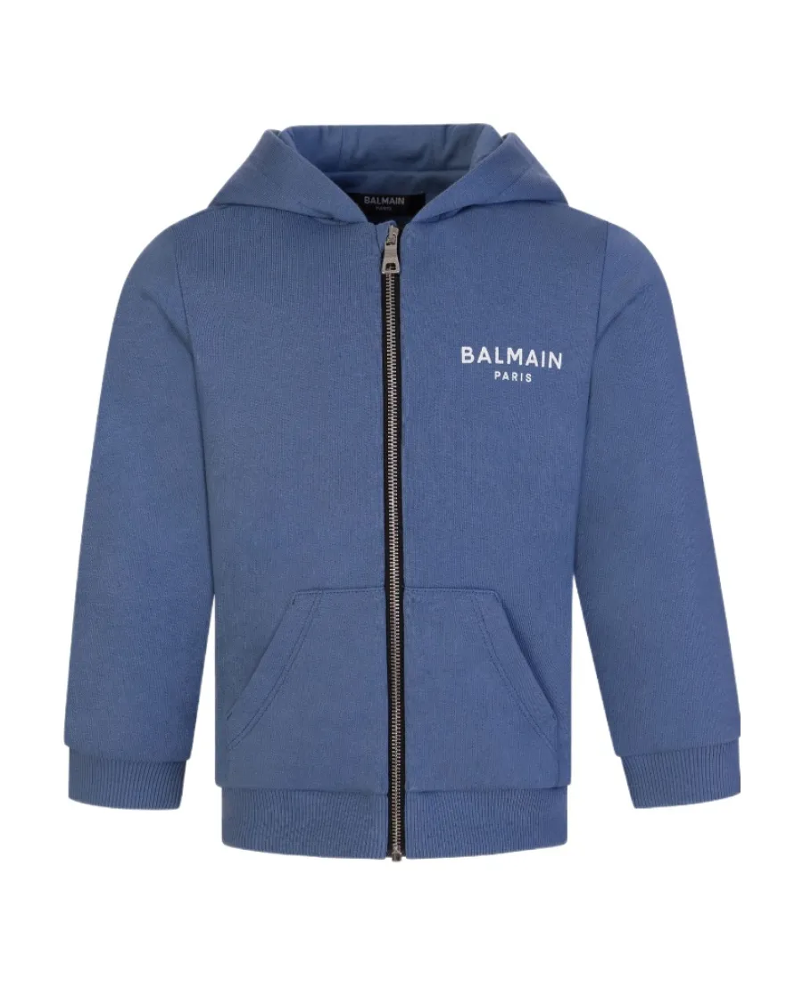 Logo-Print Zipped Hoodie