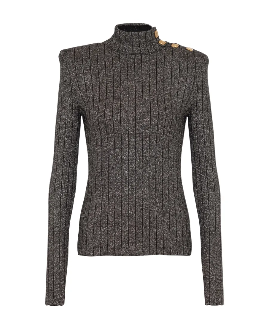 Rib-Knit Long-Sleeved Jumper
