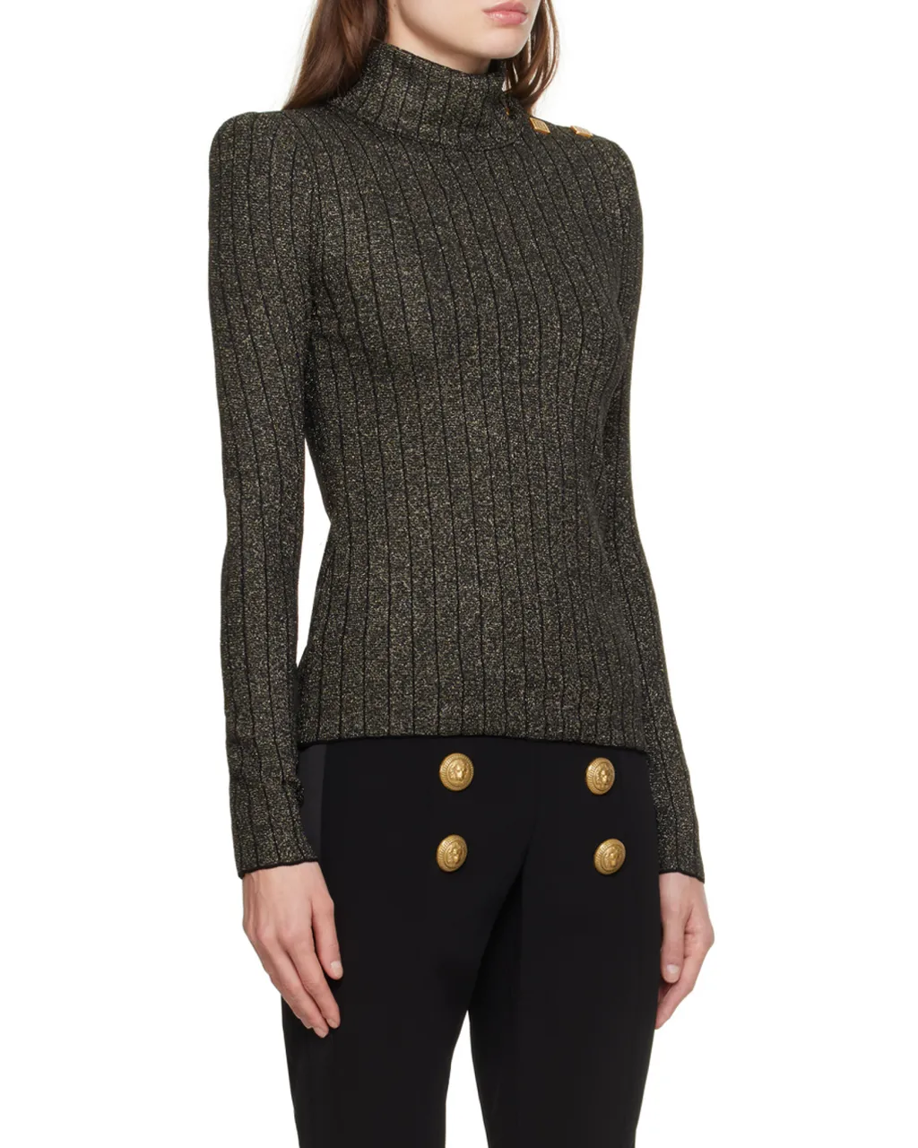 Rib-Knit Long-Sleeved Jumper