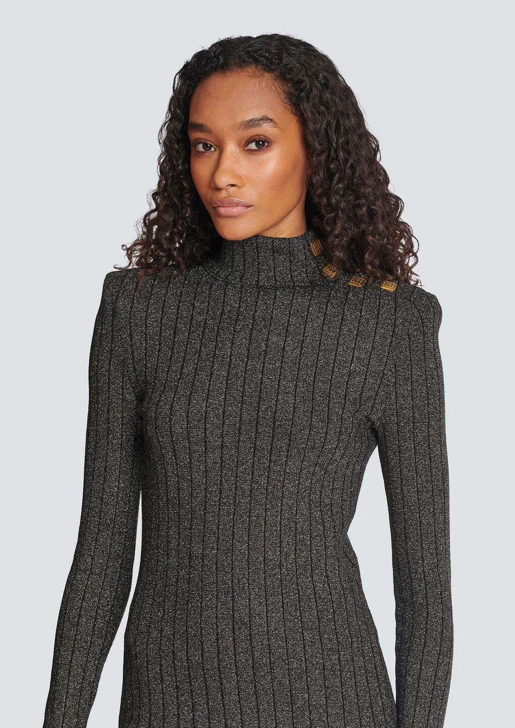 Rib-Knit Long-Sleeved Jumper