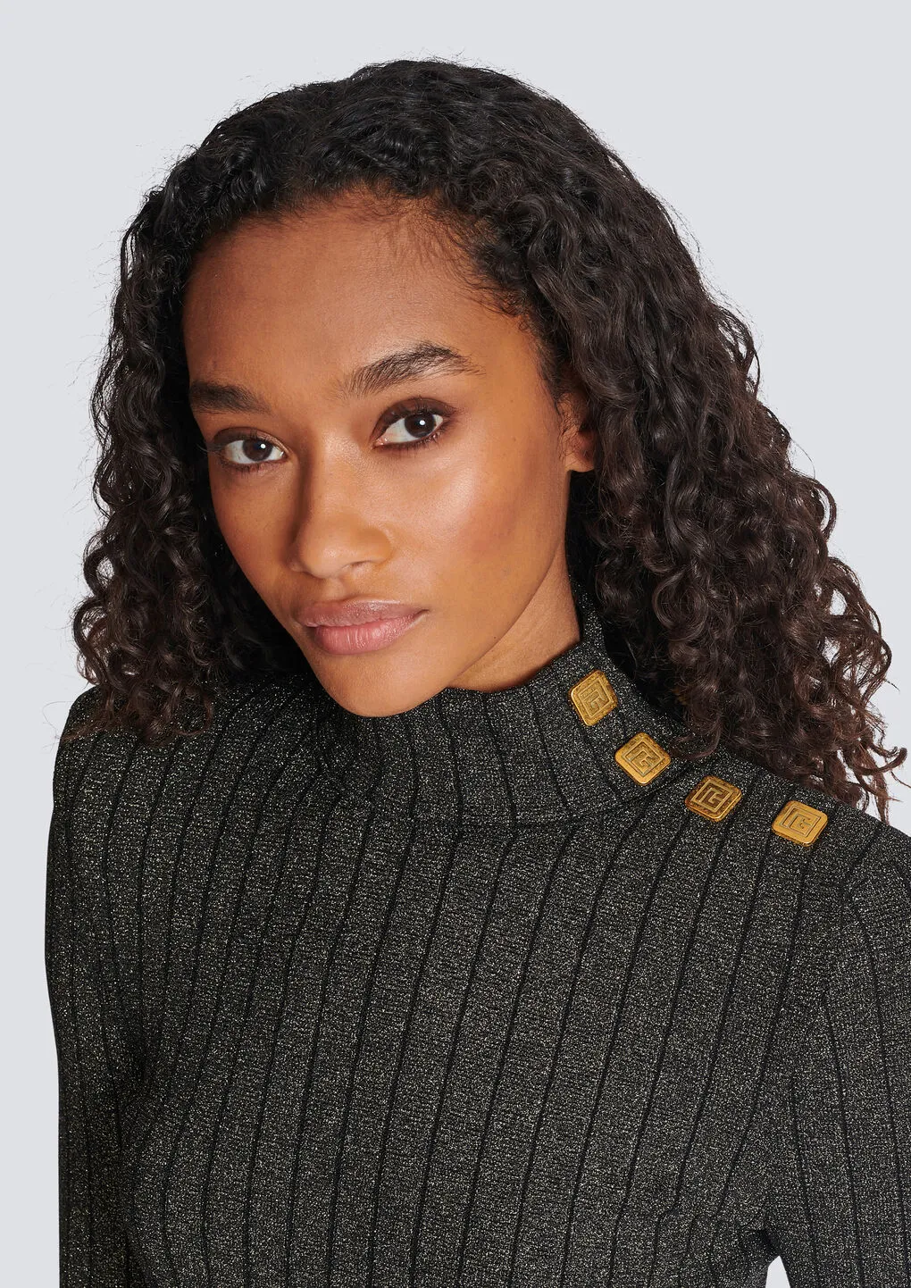 Rib-Knit Long-Sleeved Jumper
