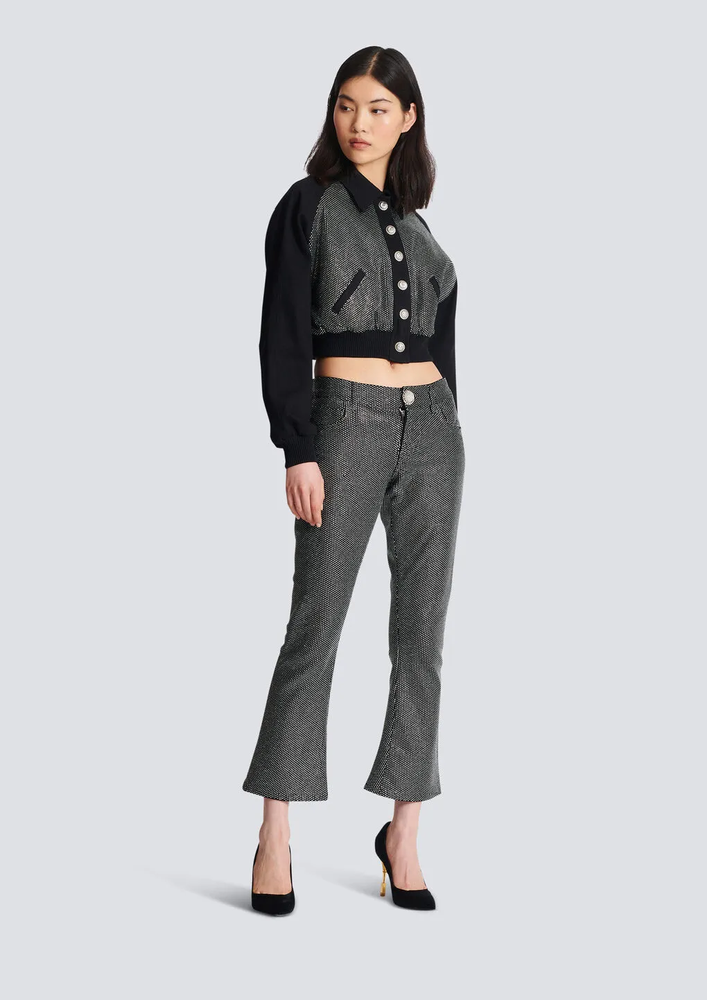 Embellished Cropped Jacket