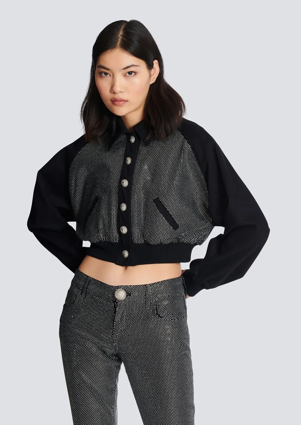 Embellished Cropped Jacket
