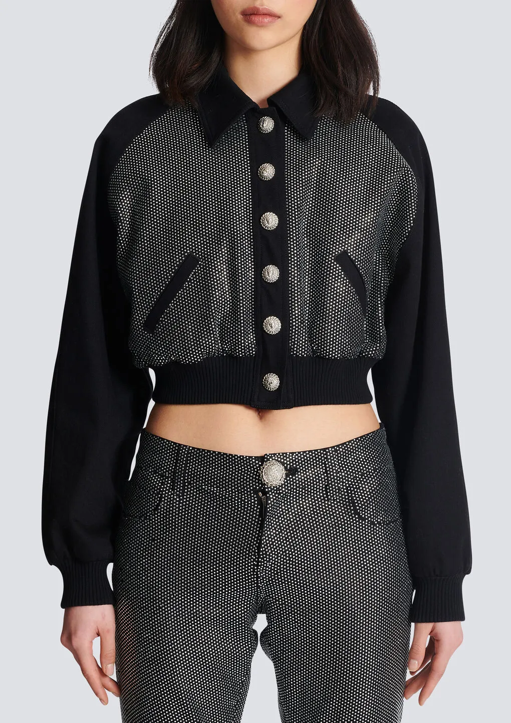 Embellished Cropped Jacket