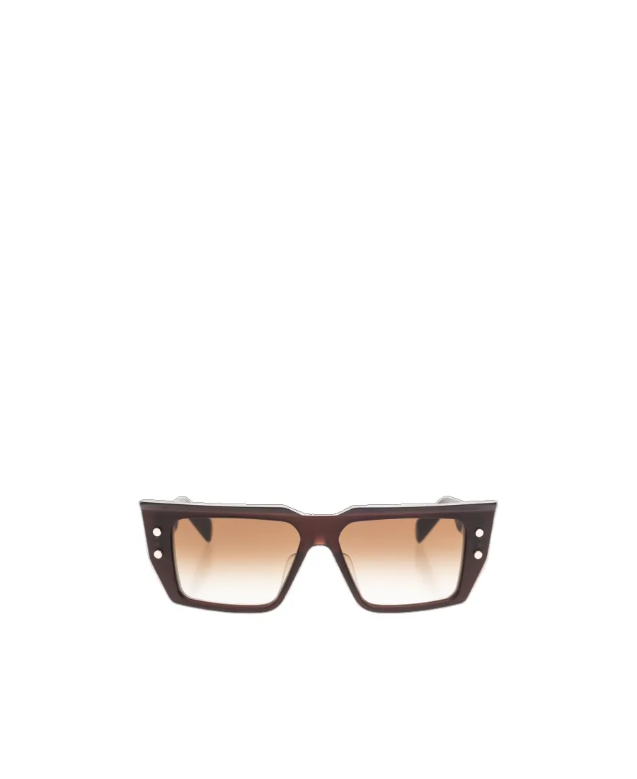 Balmain Eyewear Rectangle Frame Sunglasses