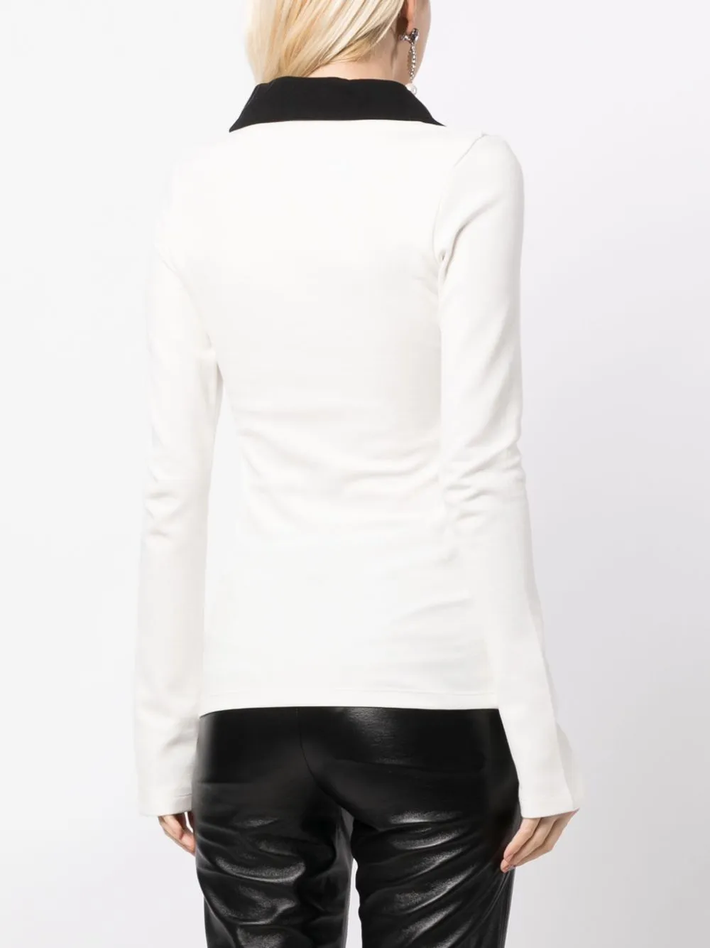 Jersey Shirt-Effect Polo