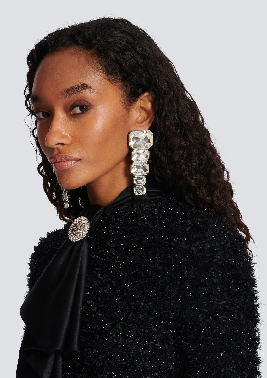 Crystal Pendant Earrings