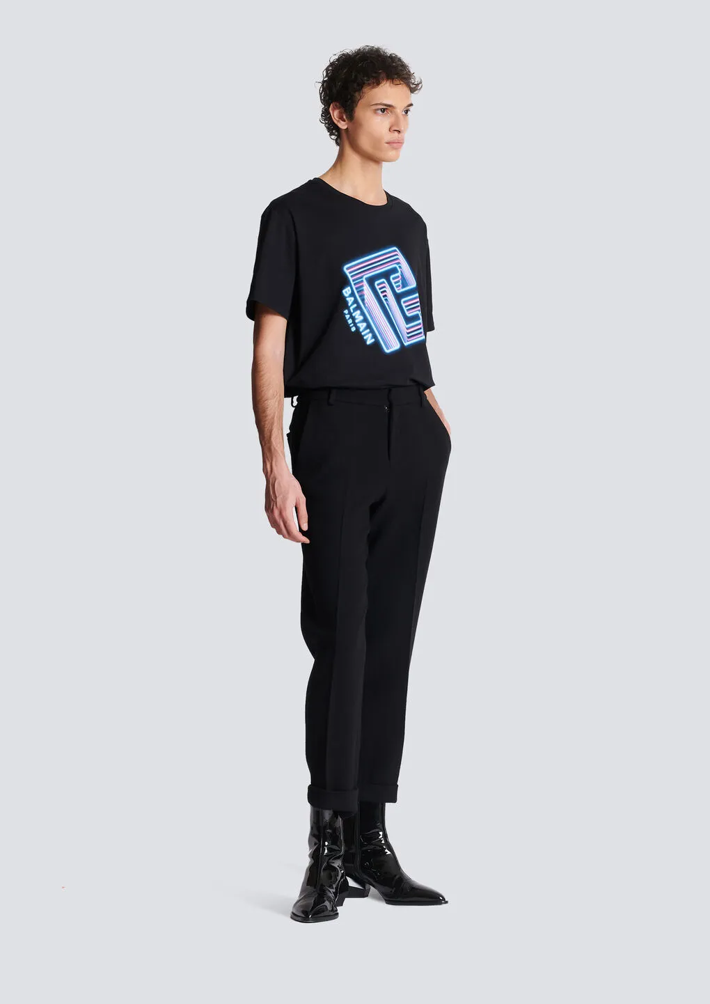 Crepe Straight-Cut Trousers