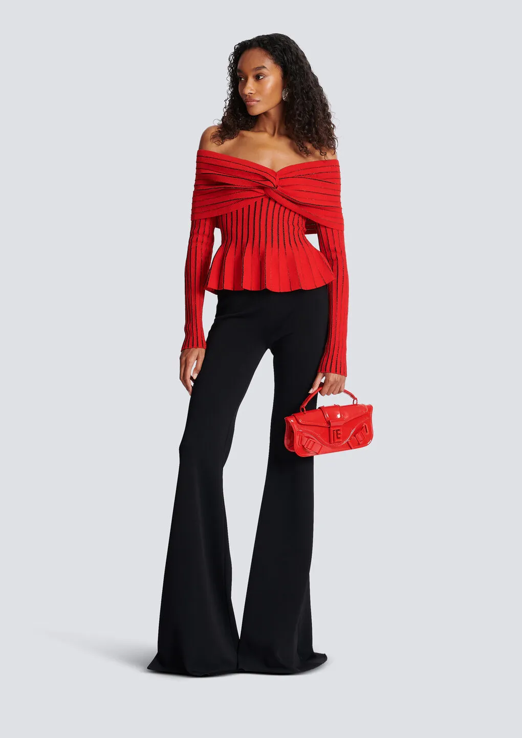 Knotted Off-The-Shoulder Top