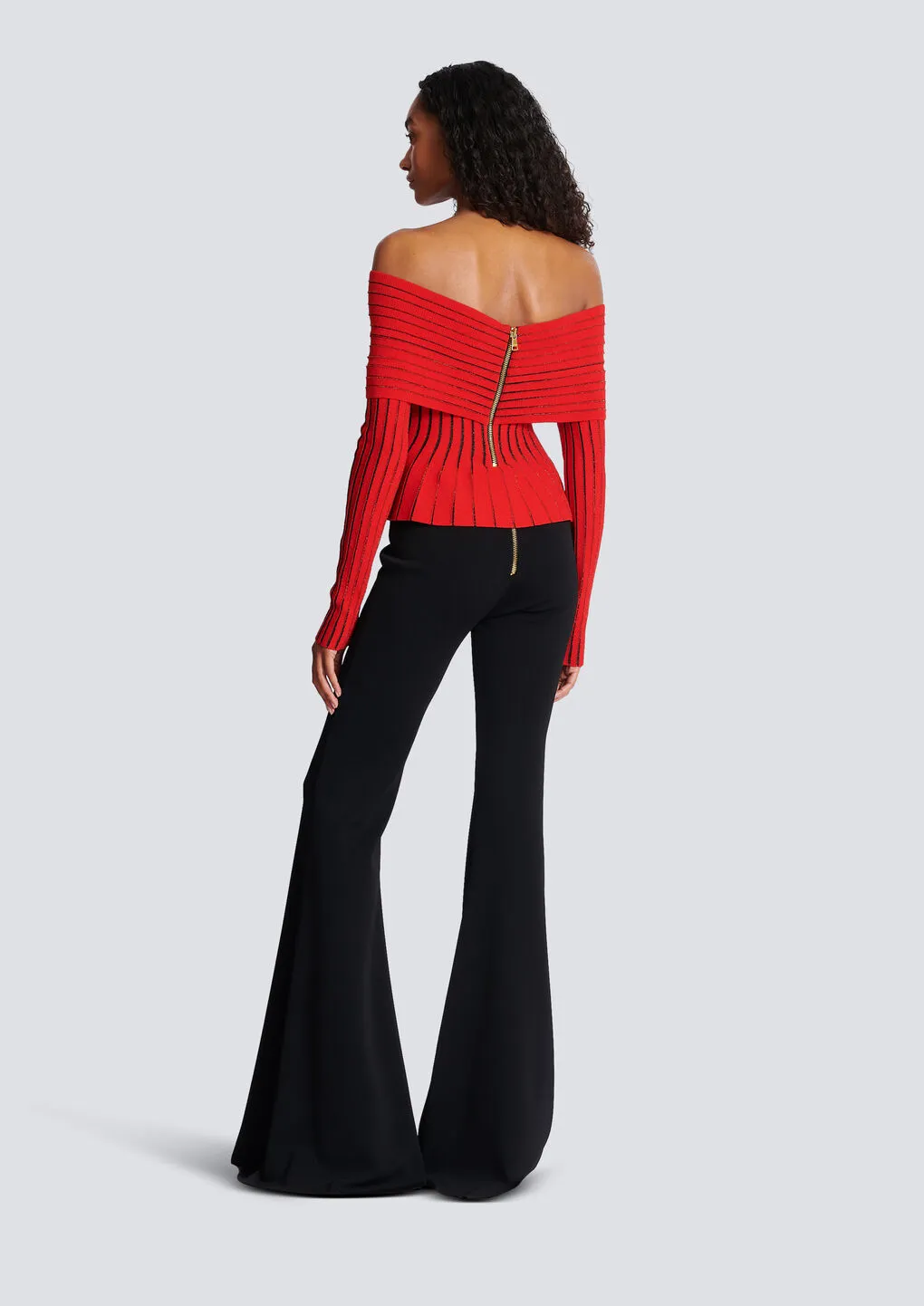 Knotted Off-The-Shoulder Top