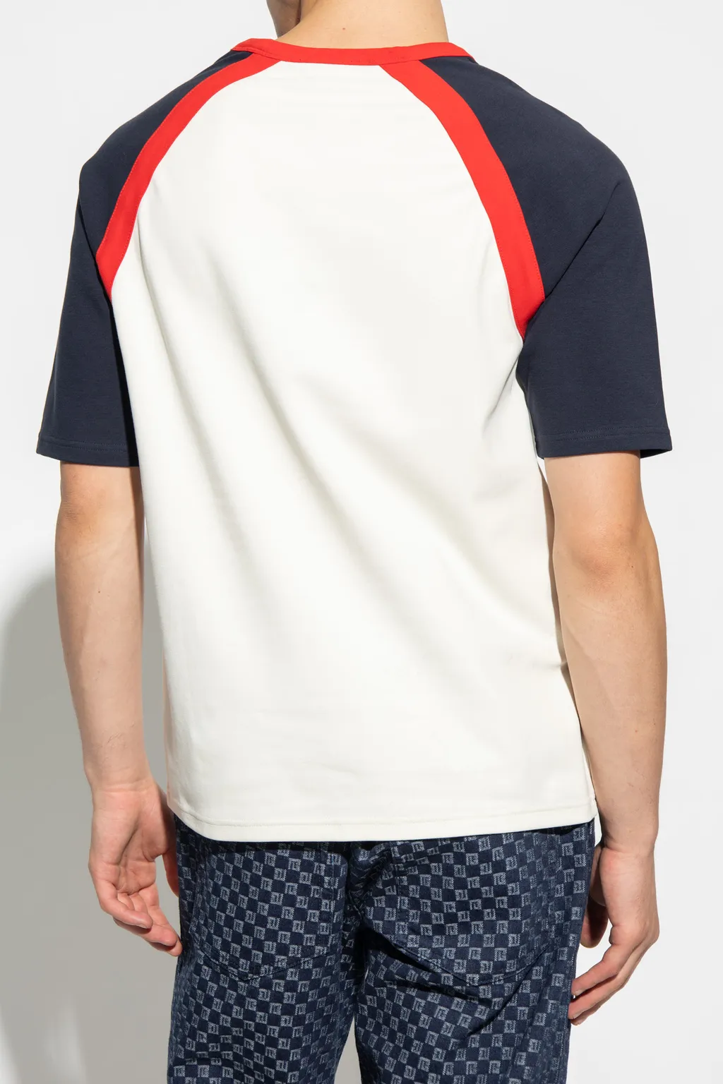 Flocked Logo Crewneck T-Shirt
