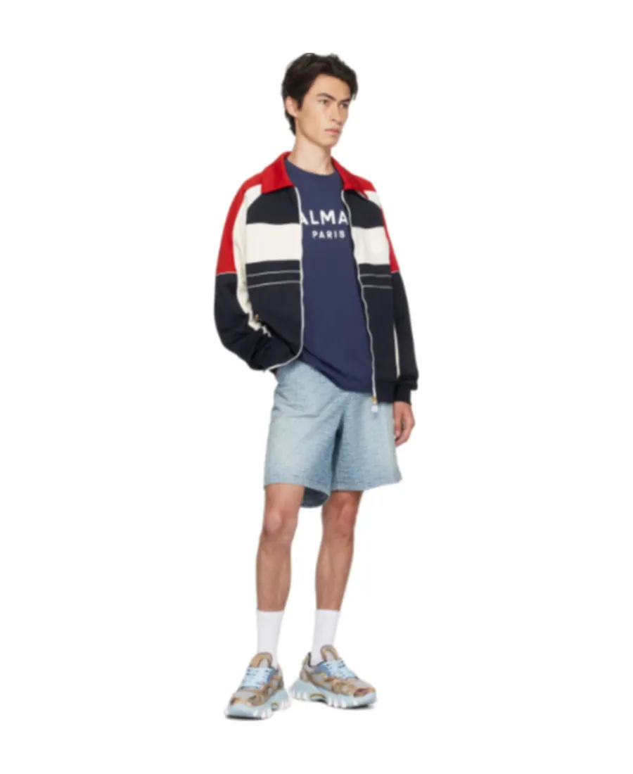 Spliced Zipper Casual Jacket
