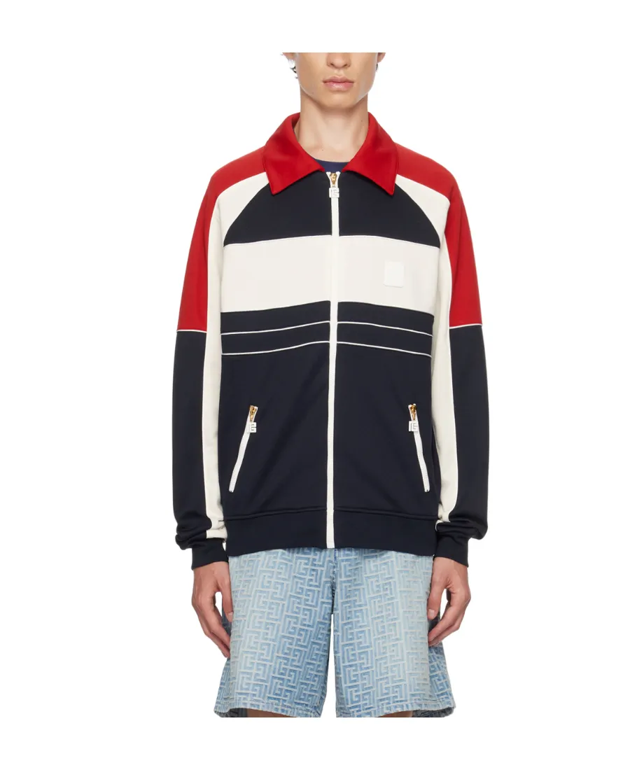 Spliced Zipper Casual Jacket