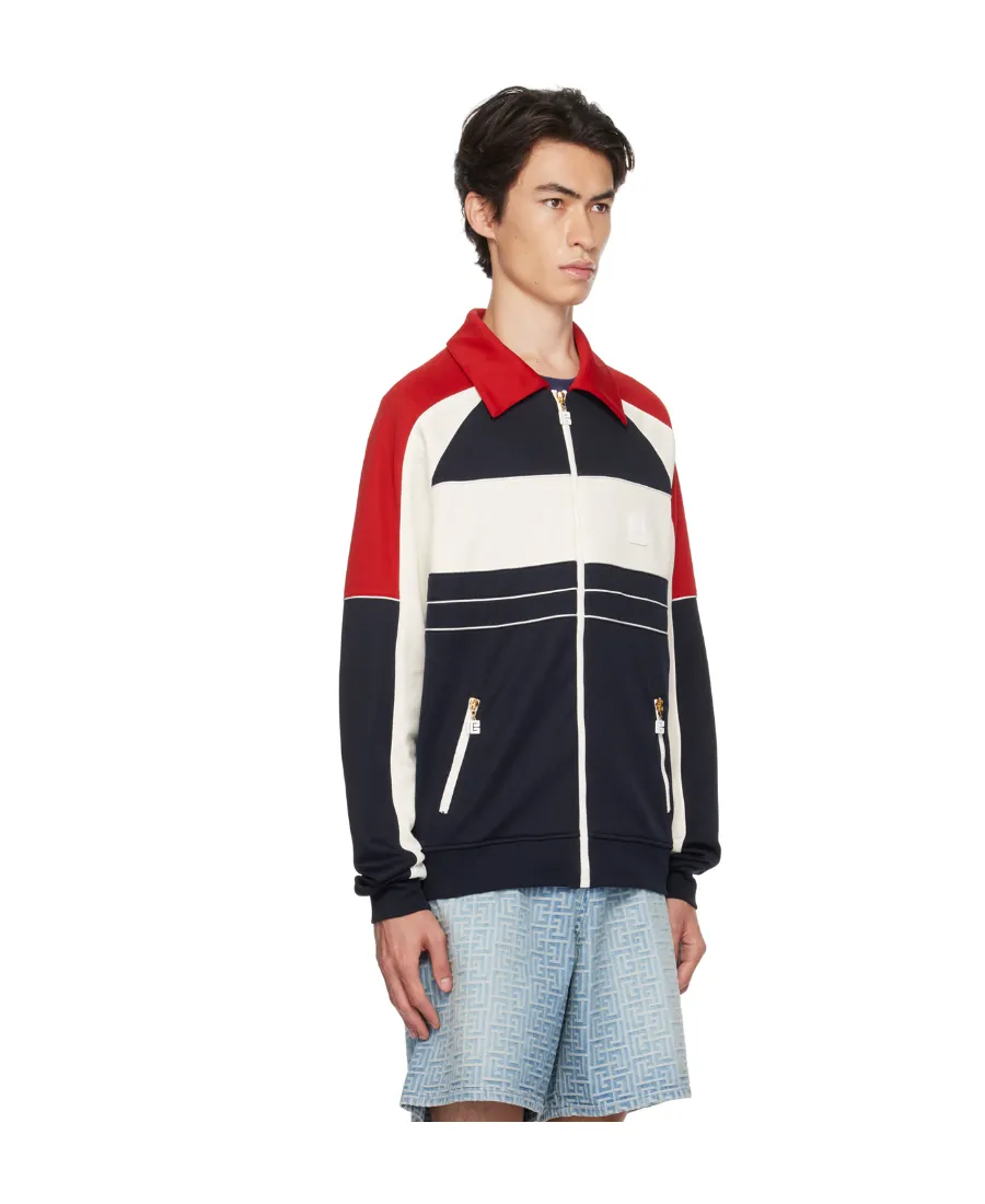 Spliced Zipper Casual Jacket