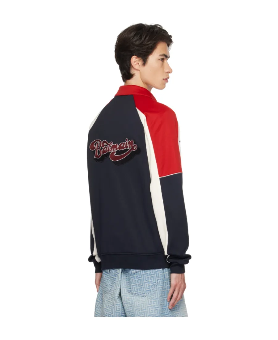 Spliced Zipper Casual Jacket