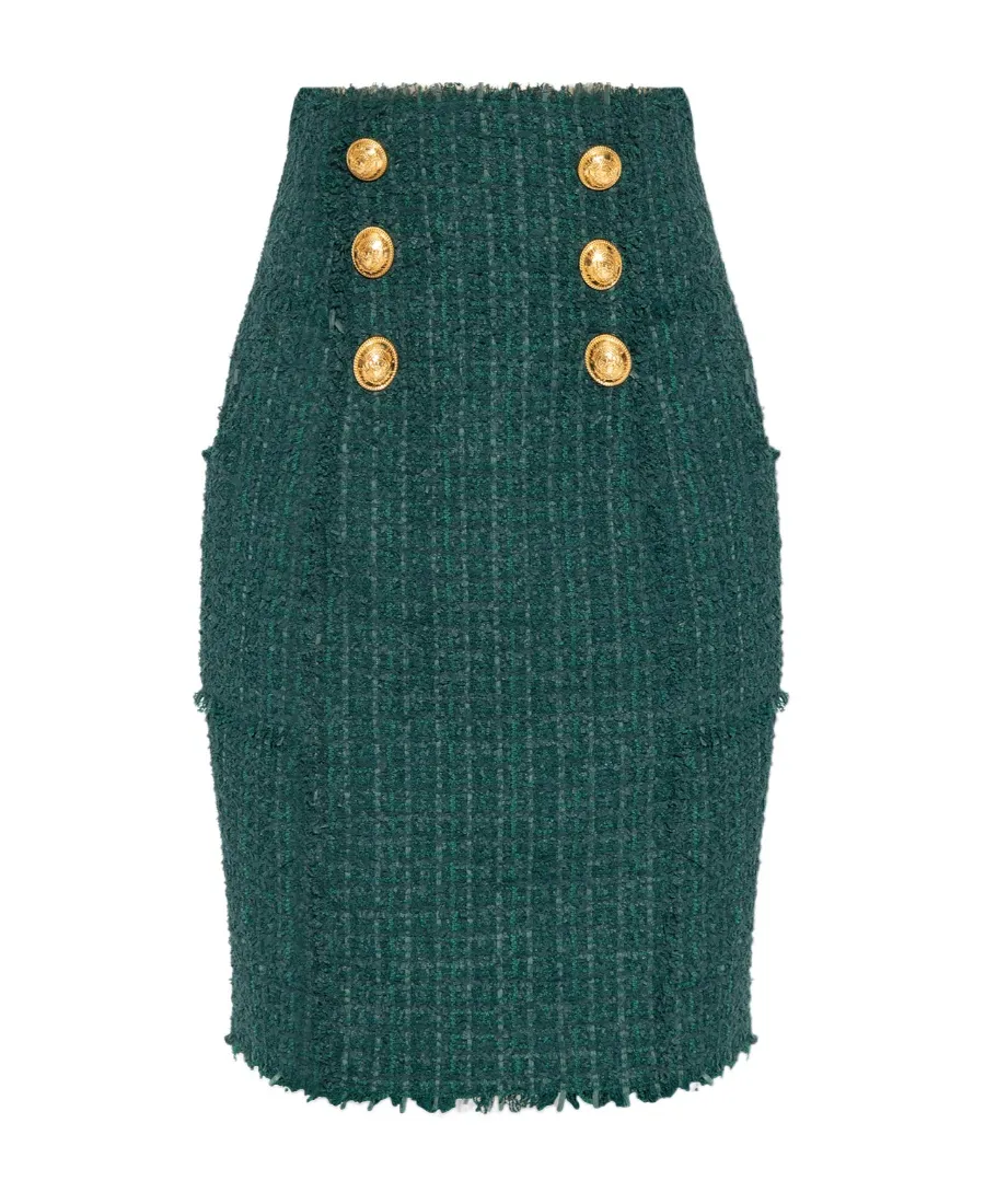 Tweed Pencil Skirt