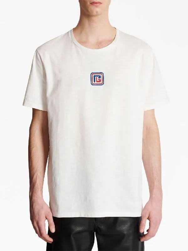 Logo Embroidered Short-Sleeved T-Shirt