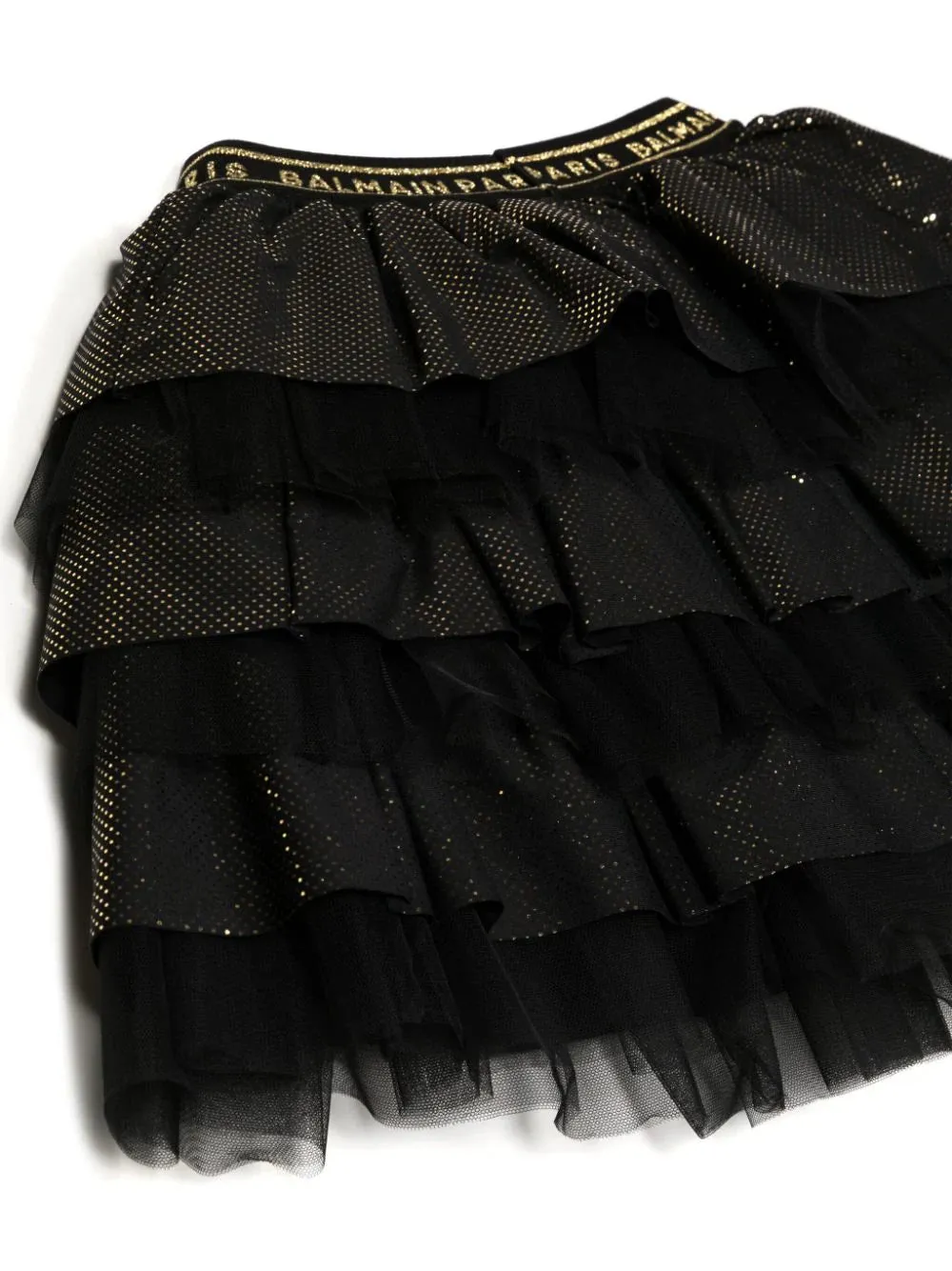Glitter Detailed Tiered Tutu Skirt