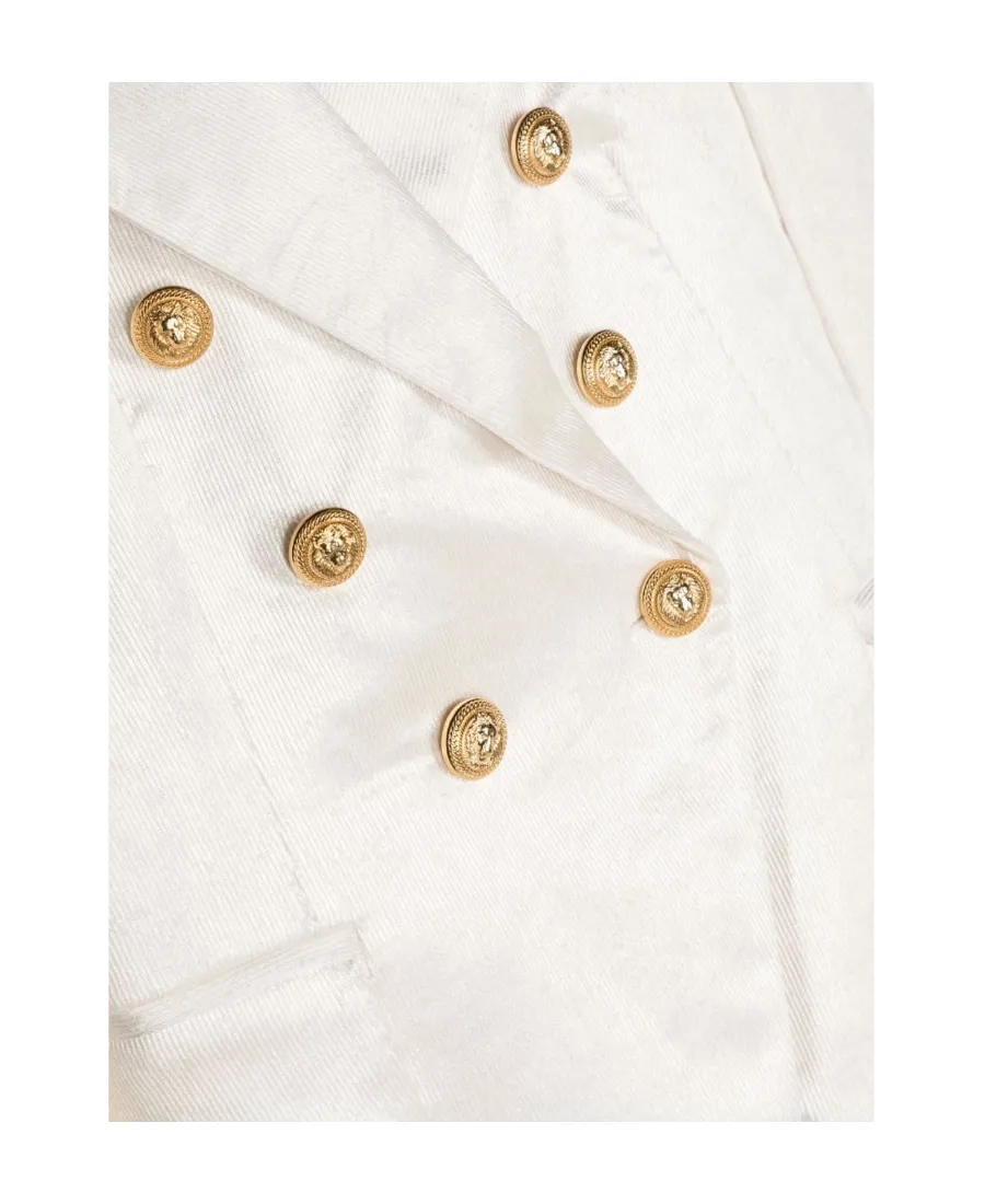 Double-Breasted Corduroy Blazer