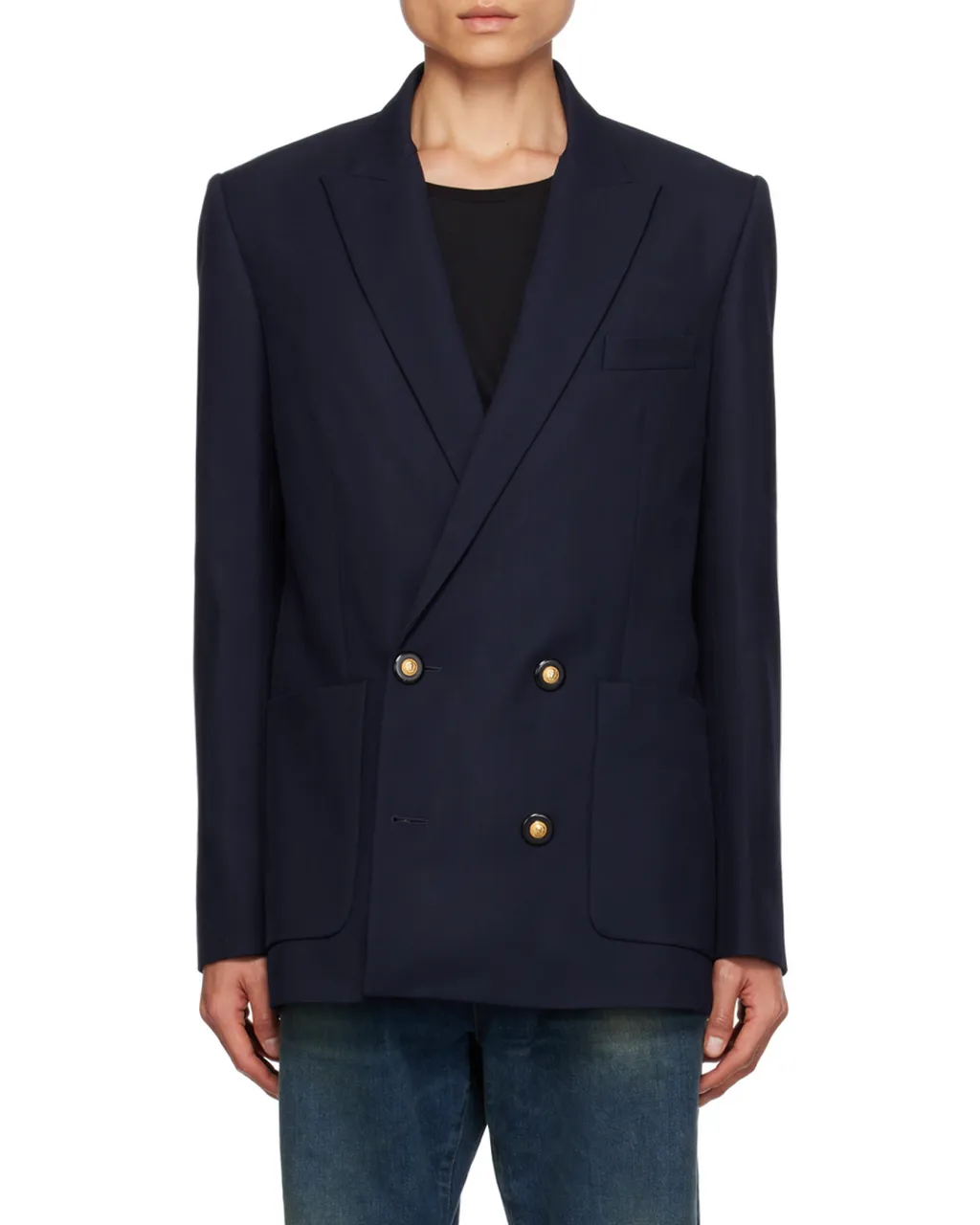 Double-Breasted Tailored Blazer