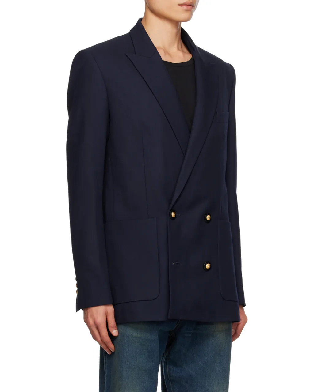 Double-Breasted Tailored Blazer