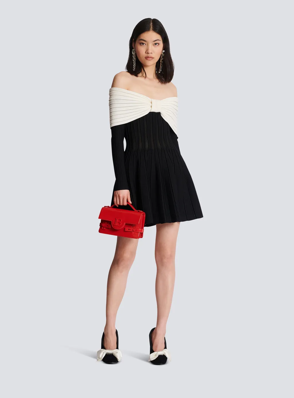 Off-The-Shoulder Skater Dress